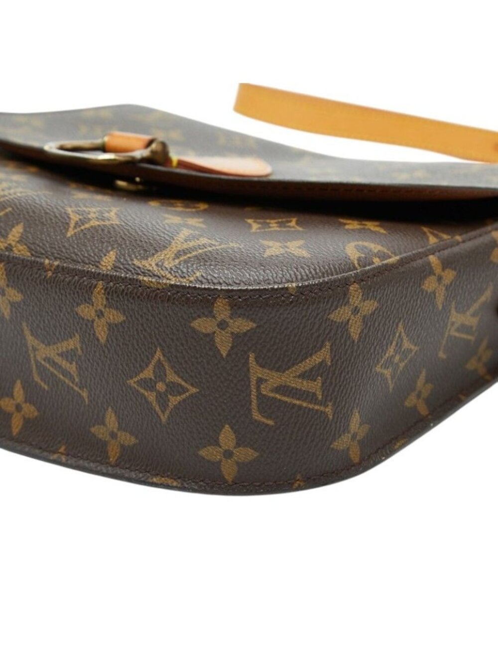 Louis Vuitton Monogram Saint Cloud 24 Crossbody Shoulder Bag Brown Leather - Picture 5 of 9